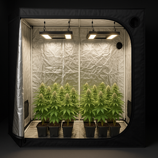 Grow Tent 240×240×220 cm – Pro Lightproof Diamond Mylar
