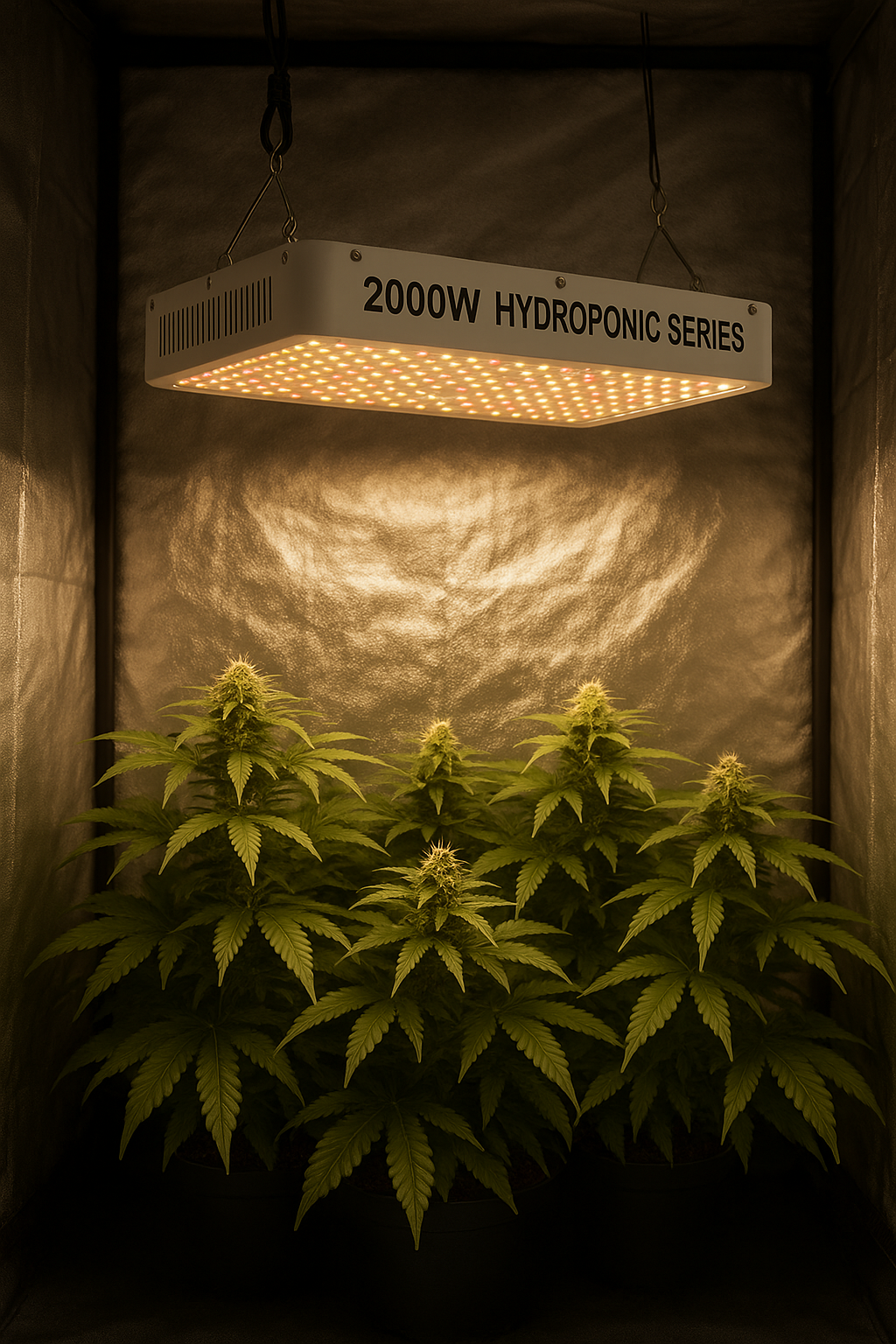 LED Grow Light 2000W – Hydroponic Series, Full Spectrum