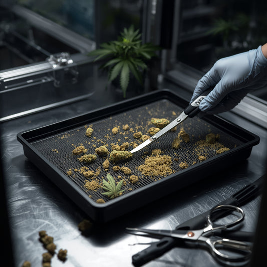 Trimming Tray with Screen