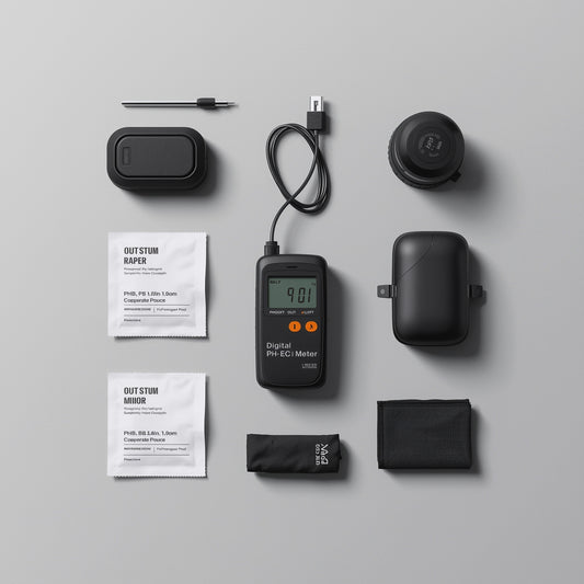 Digital pH & EC Meter – 2-in-1 Tester for Cannabis Cultivation