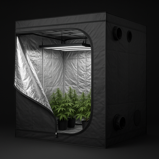 Grow Tent 240×240×220 cm – Pro Lightproof Diamond Mylar