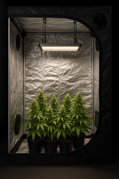 Grow Tent 150×150×200 cm – Lightproof Mylar Reflective