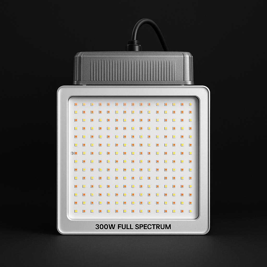 LED Grow Light 300W – Full Spectrum, Dimmable