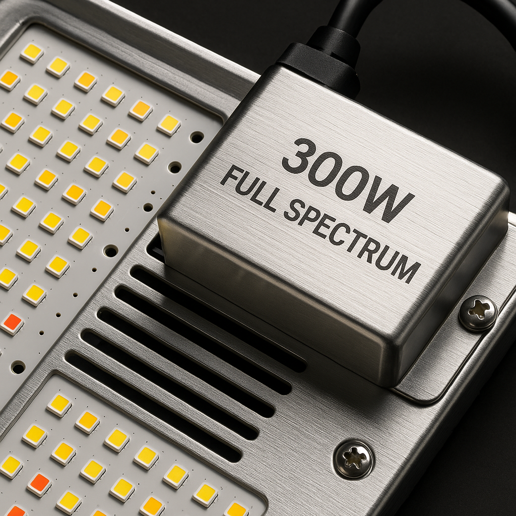 LED Grow Light 300W – Full Spectrum, Dimmable
