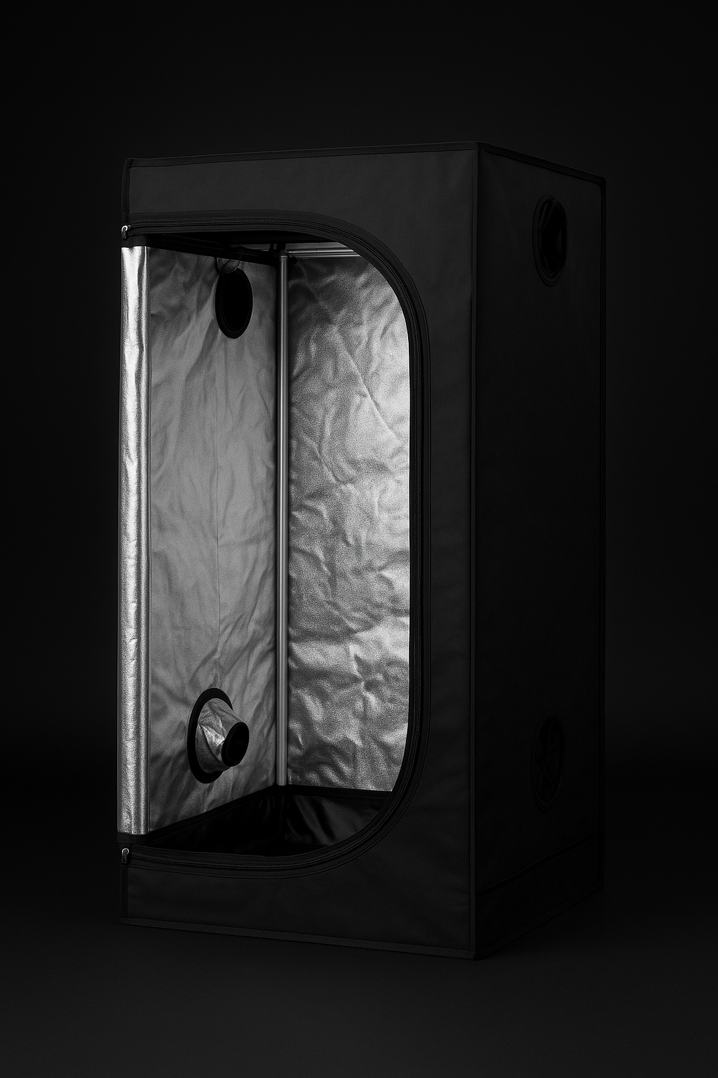 Grow Tent 80×80×160 cm – Lightproof Mylar Reflective