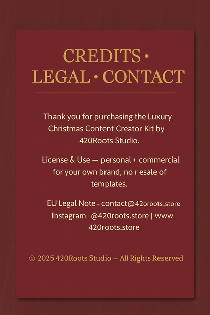 Luxury Christmas Content Creator Kit – 120 AI Prompts, 20 Canva Templates & 200 Captions