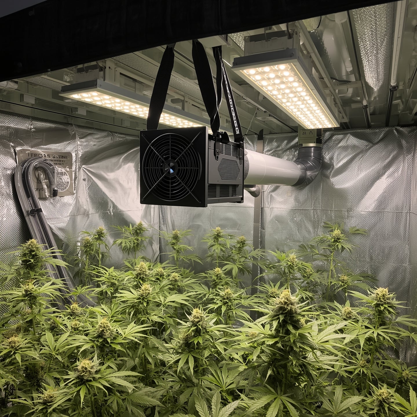 Complete Ventilation Kit 150 mm (6″) – EC Fan, Carbon Filter, Ducting (EU)