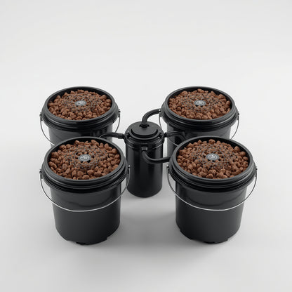 Hydroponic Bucket System – 4 Buckets