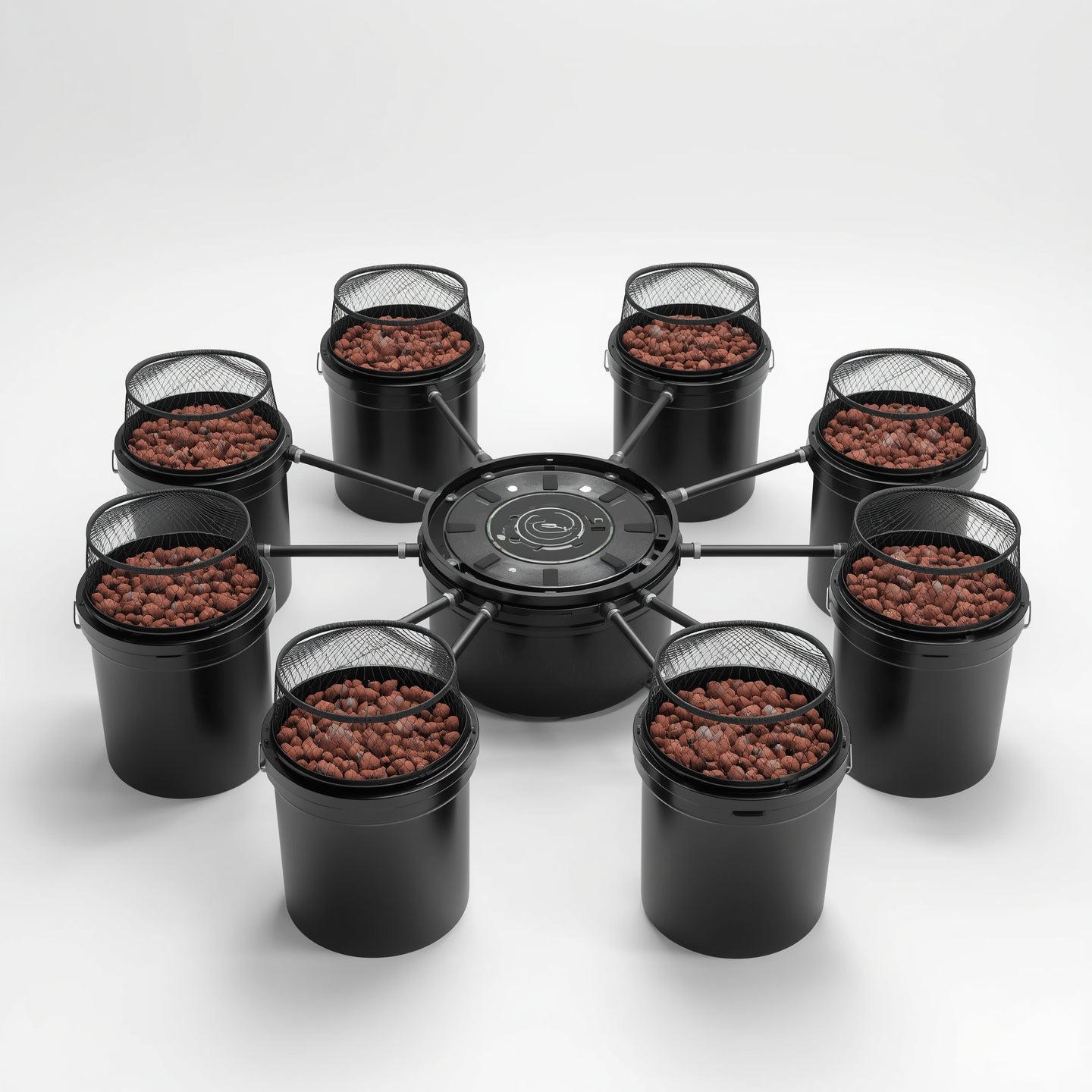 Hydroponic Bucket System – 8 Buckets