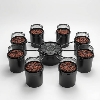 Hydroponic Bucket System – 8 Buckets