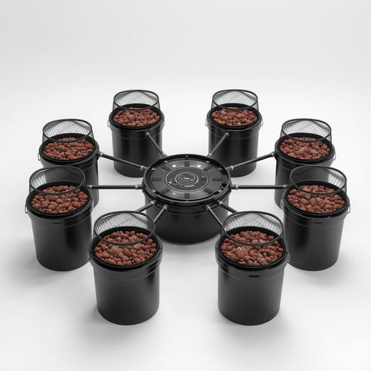 Hydroponic Bucket System – 8 Buckets