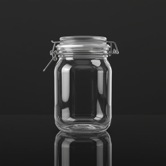 Glass Curing Jar 0.5L