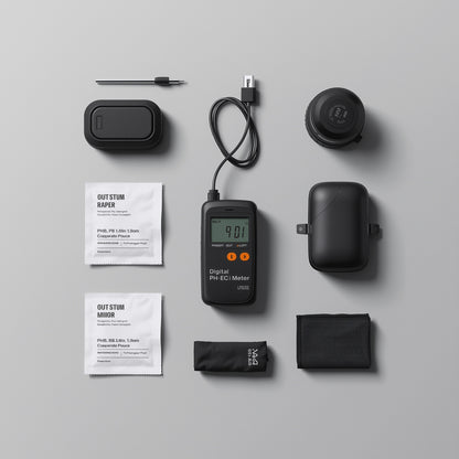 Digital pH & EC Meter – 2-in-1 Tester for Cannabis Cultivation
