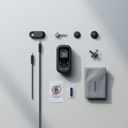 Mini Hygro-Thermometer with Probe – Cannabis Grow Room Monitor