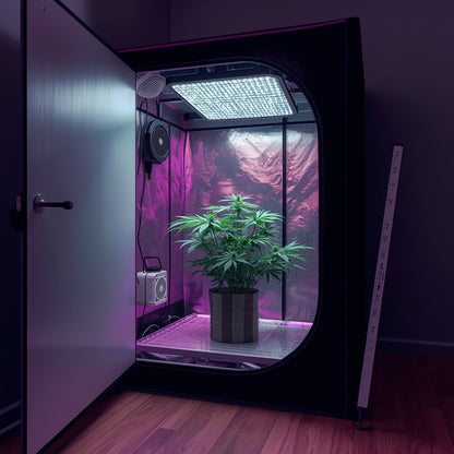 100x100x200 cm Indoor Grow Tent – Lightproof Mylar Reflective Box