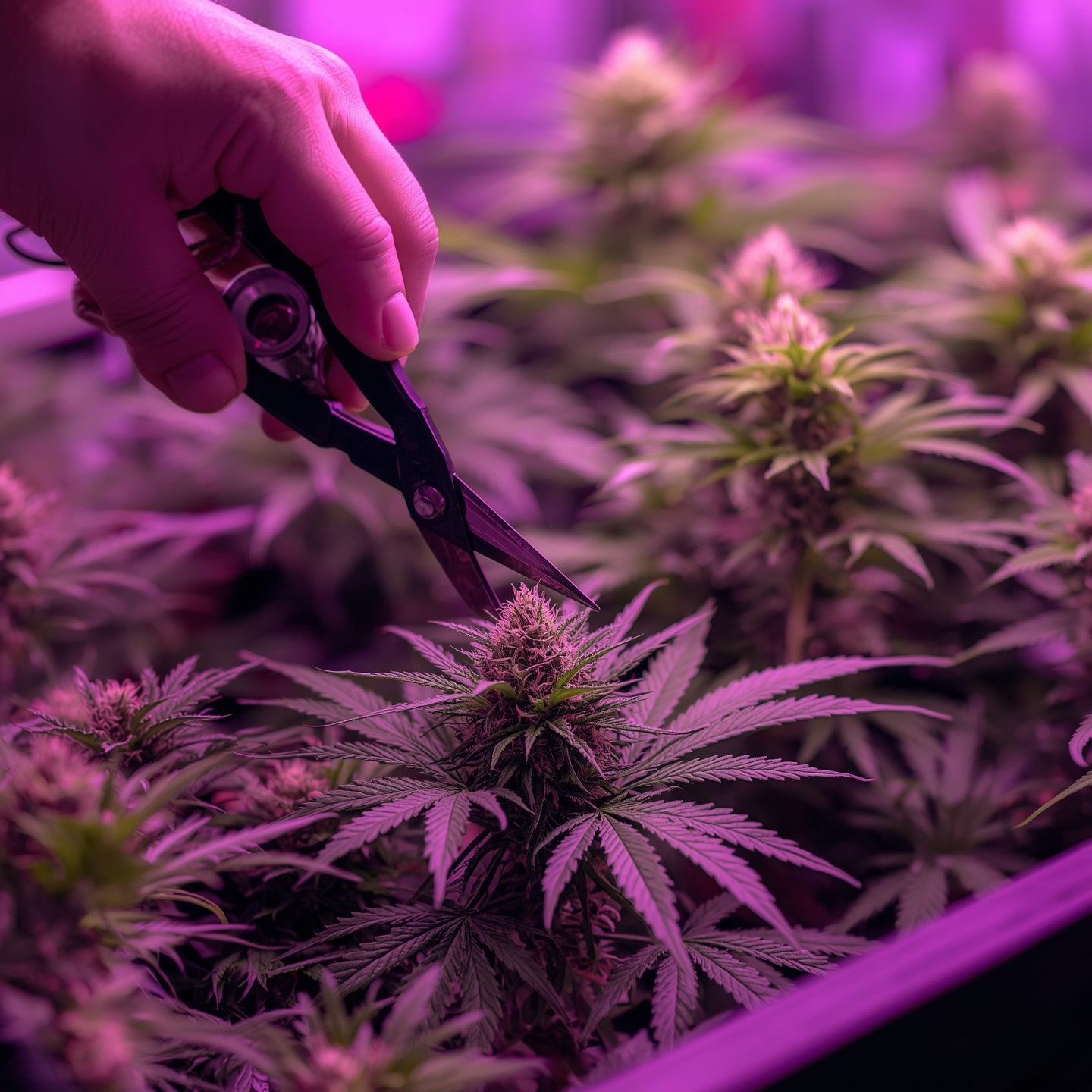 Pruning Shears with Detachable Loupe – Precision Cannabis Trimming