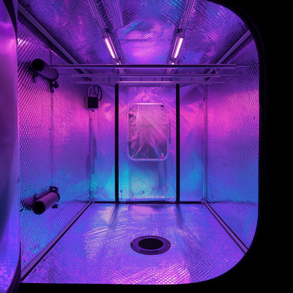 100x100x200 cm Indoor Grow Tent – Lightproof Mylar Reflective Box