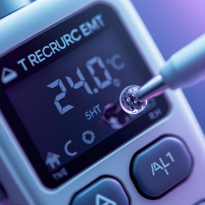 Mini Hygro-Thermometer with Probe – Cannabis Grow Room Monitor