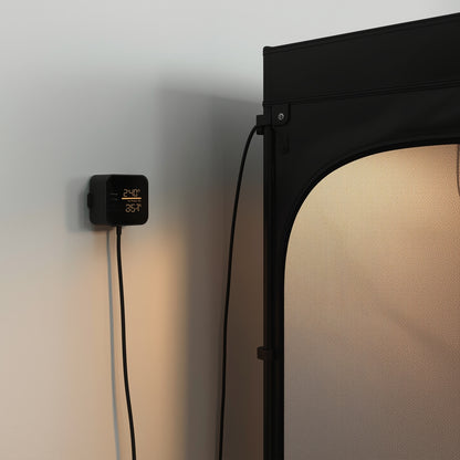 Mini Hygro-Thermometer with Probe – Cannabis Grow Room Monitor