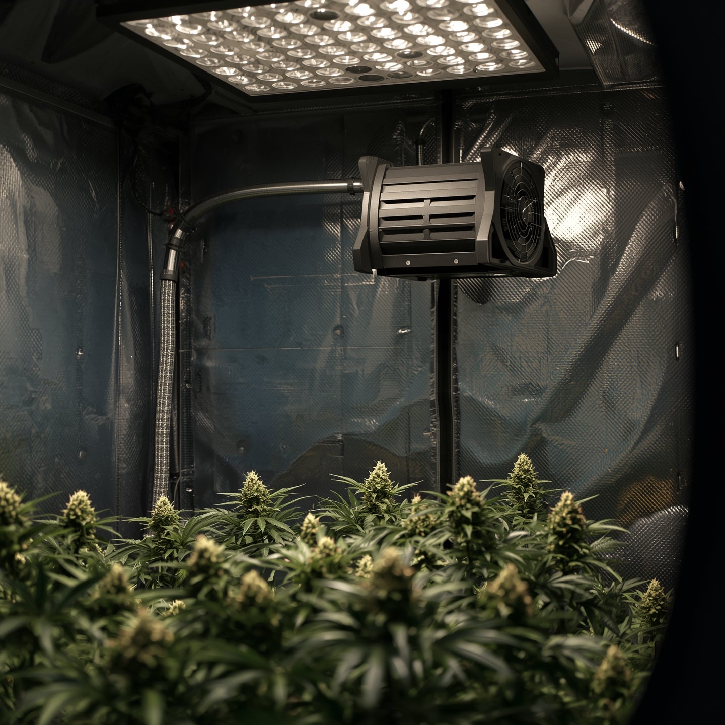 Inline Fan 100 mm (4″) – Speed-Controlled Duct Fan (EU)