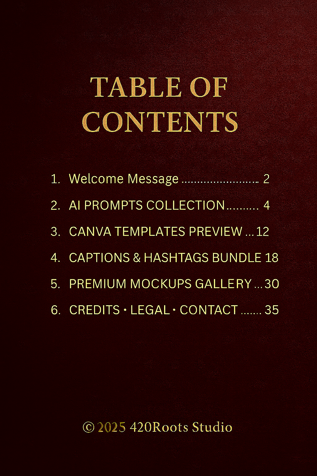 Luxury Christmas Content Creator Kit – 120 AI Prompts, 20 Canva Templates & 200 Captions