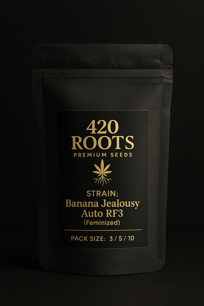 Banana Jealousy Auto RF3 (Feminized Autoflower) – Ethos Genetics
