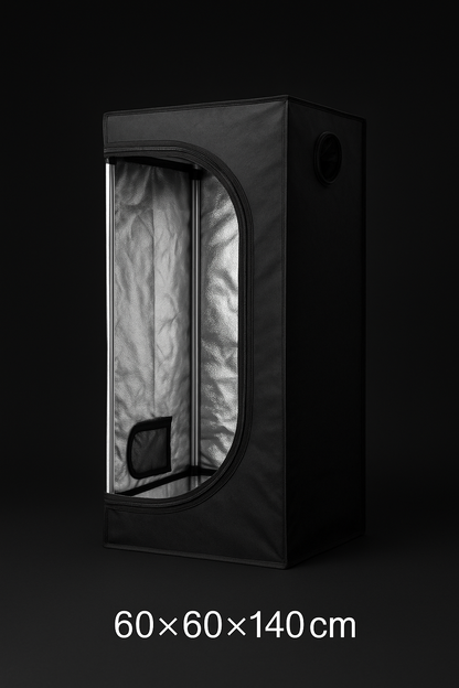 Grow Tent 60×60×140 cm – Lightproof Mylar Reflective