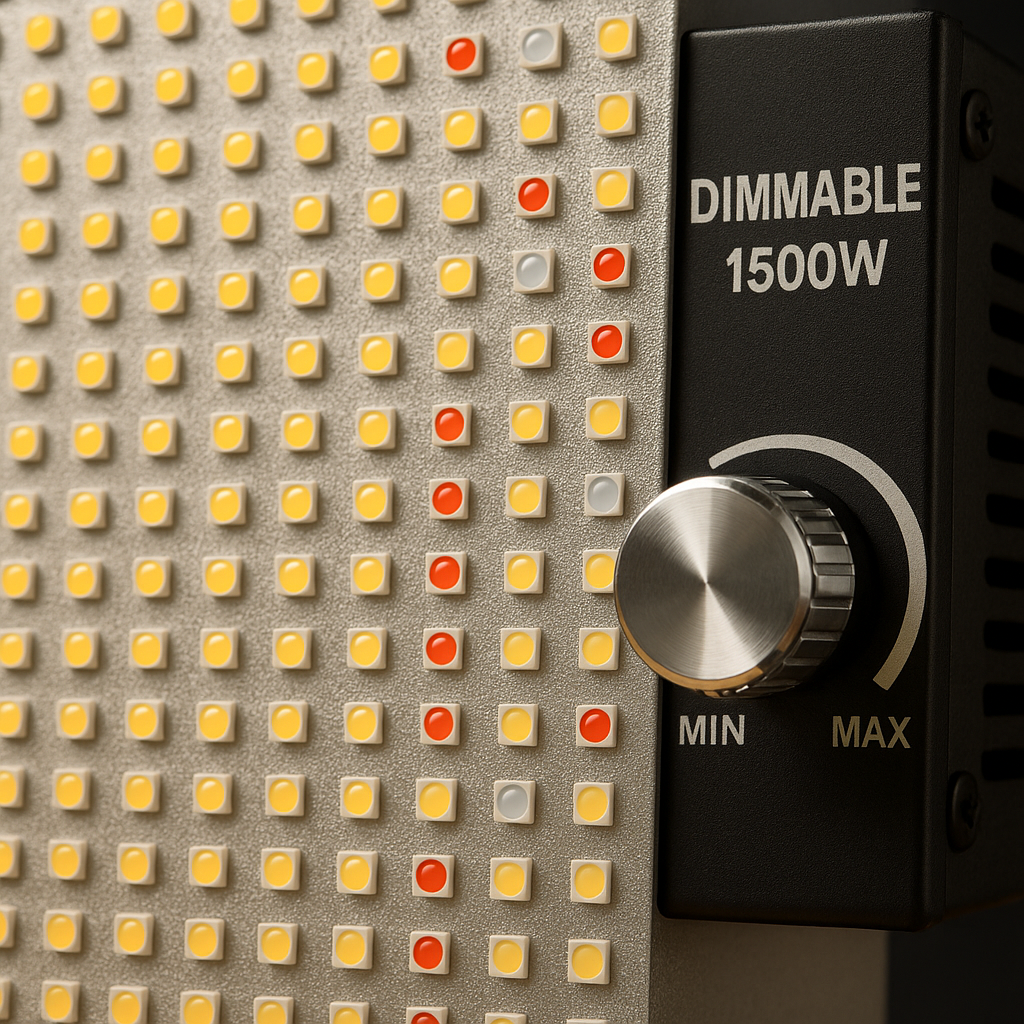 LED Grow Light 1500W – Dimmable Panel, Full Spectrum