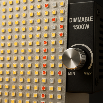 LED Grow Light 1500W – Dimmable Panel, Full Spectrum