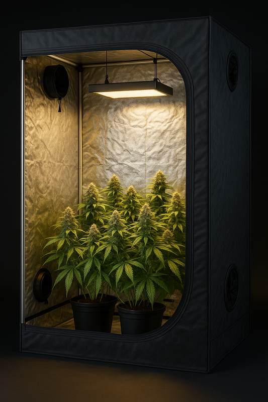 Grow Tent Kit 120×120×200 – LED & Full Ventilation Package