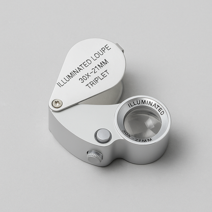 Precision Loupe – 60X LED Magnifier for Cannabis Inspection